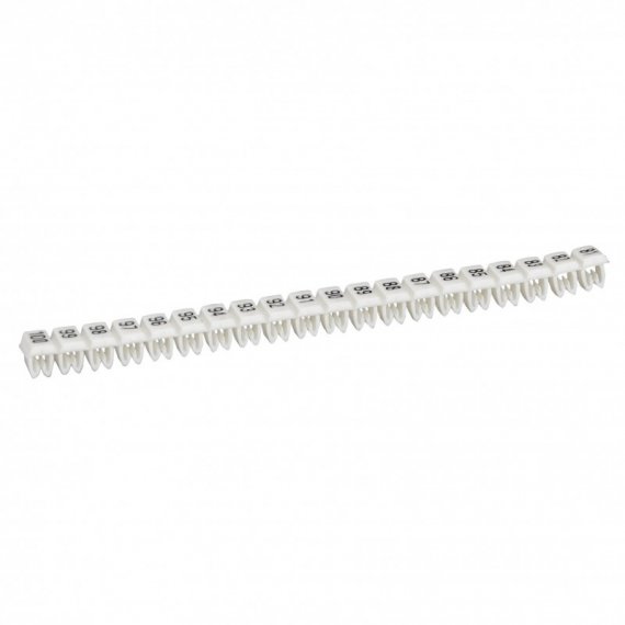 Фотография товара 'Legrand Маркер CAB 3 - для клемм и кабелей 1,5-2,5 мм - цифры 41-60 038162'