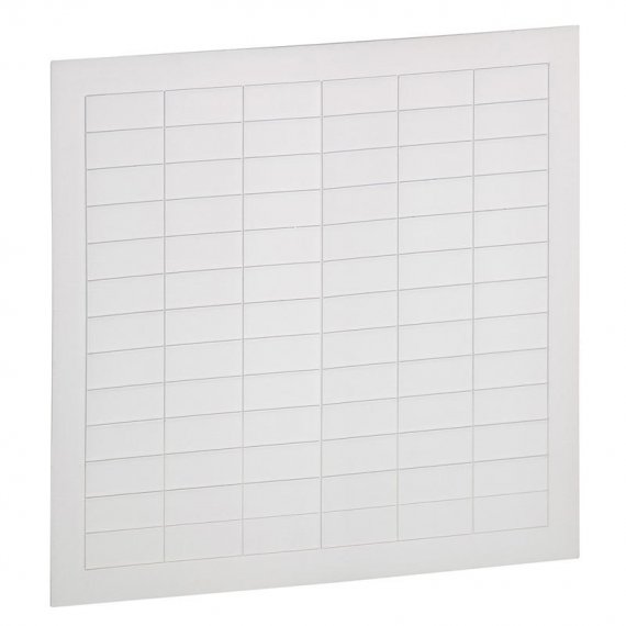 Фотография товара 'Legrand Заготовка этикеток Logicab 2 - жёсткая - пластиковая - самоклеющаяся - 17х26 мм 038728'