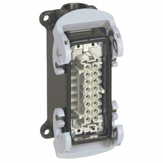 Фотография товара 'Legrand Блочная розетка 2 кабеля встроенная 400В 32А 10К+З 053171'