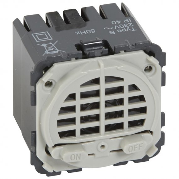 Фотография товара 'Legrand Звонок с подсветкой - 10 мелодий - Программа Celiane - 230 В 067541'