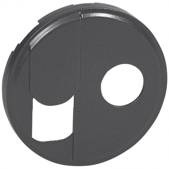 Фотография товара 'Legrand Лицевая панель - Программа Celiane - розетка RJ 45 + розетка ТV тип F 067939'