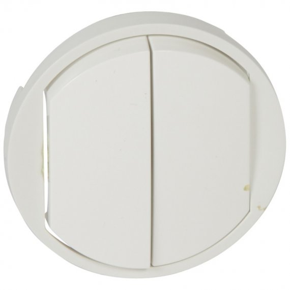 Фотография товара 'Legrand Лицевая панель - Программа Celiane - выключатель 1-полюсный / переключатель 068002'