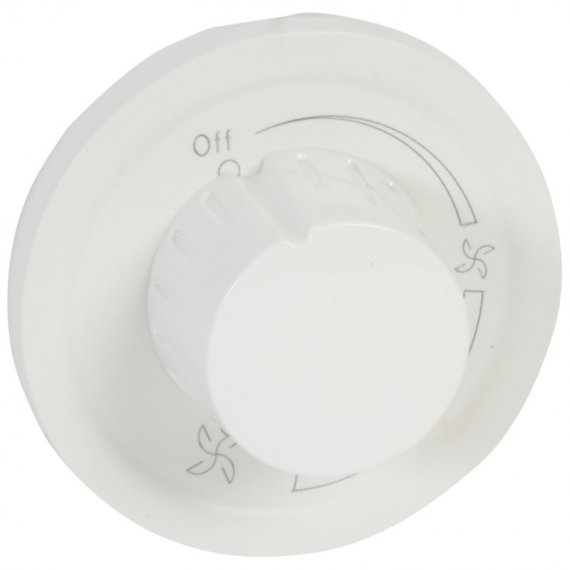 Фотография товара 'Legrand Лицевая панель - Программа Celiane - регулятор мотора вентилятора 40-400 Вт 068088'