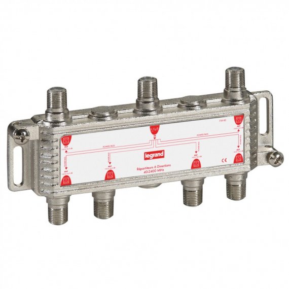 Фотография товара 'Legrand Делитель - 6 выходов - затухание 11 дБ 073983'