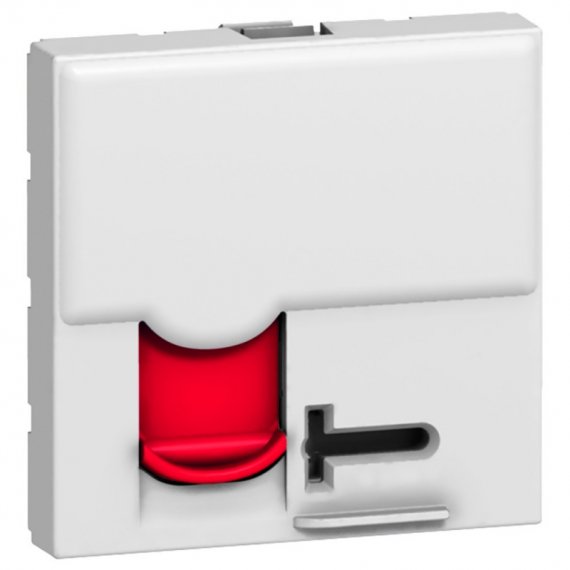 Фотография товара 'Legrand Розетка RJ 45 - Программа Mosaic - категория 6a - STP 076599'