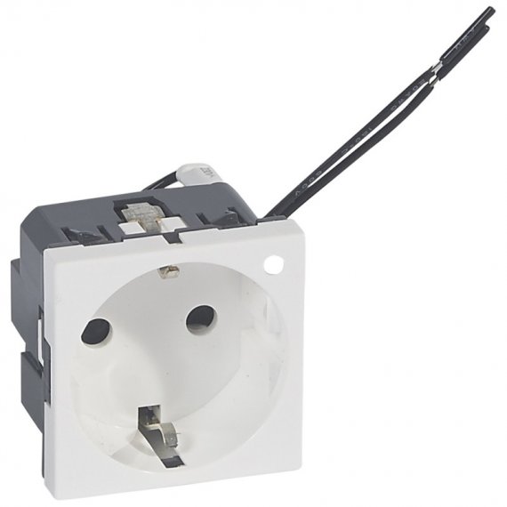 Фотография товара 'Legrand Розетка 2К+3 с индикатором - Программа Mosaic 077212'