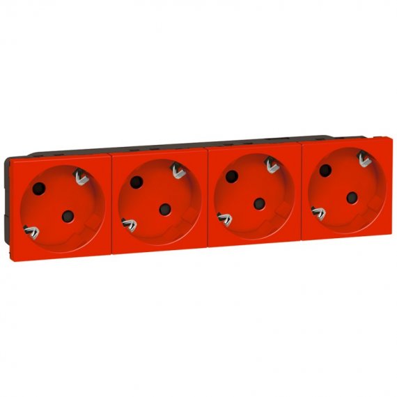 Фотография товара 'Legrand Розетка 4х2к+З 077274'