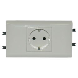 Фотография товара 'Legrand Розетка 2К+3 - Программа Mosaic - для установки в кабель-канале 077431'