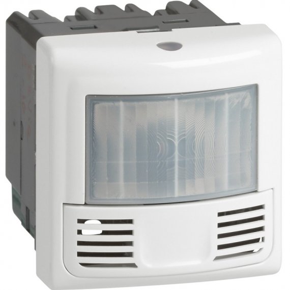 Фотография товара 'Legrand Mosaic. Датчик присутствия ИК+УЗ 180° IP41, с нейтралью 078452'