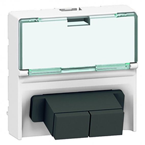 Фотография товара 'Legrand Волоконно-оптическая розетка - Программа Mosaic - 2 x SС 078617'