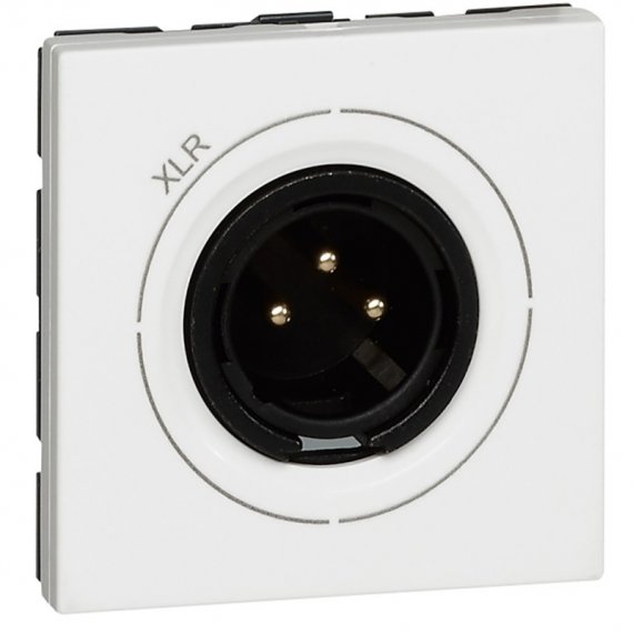 Фотография товара 'Legrand Mosaic Розетка со штекером XLR 078756'