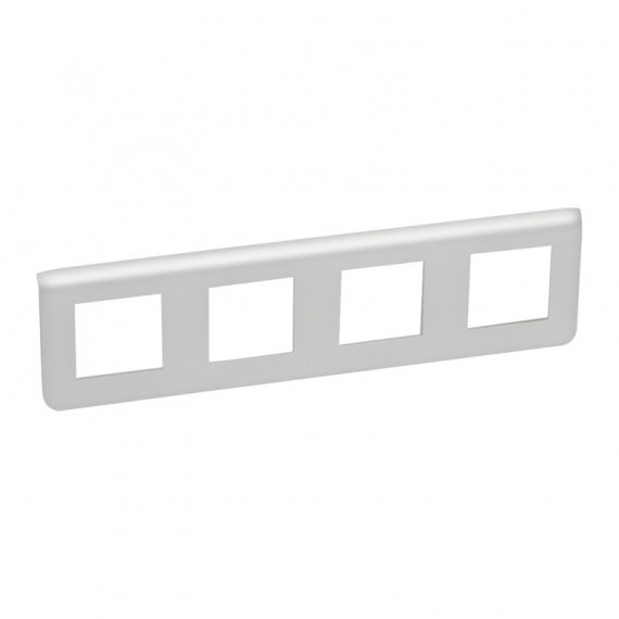Фотография товара 'Legrand Рамка пластиковая горизонтальная Mosaic 4Х2 модуля 079308'