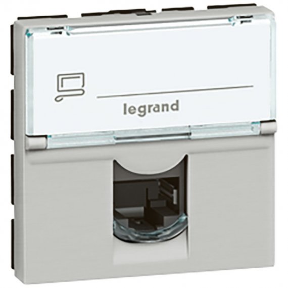 Фотография товара 'Legrand Розетка RJ 45 - Программа Mosaic - категория 6 - UTP 079465'
