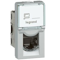 Фотография товара 'Legrand Розетка RJ 45 - Программа Mosaic - категория 6a - UTP 079471'
