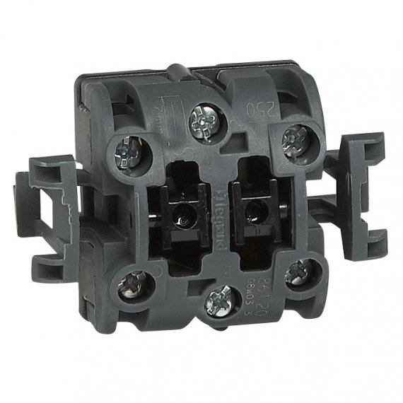 Фотография товара 'Legrand Двойной переключатель - серия Oteo - изделия сборные 086120'