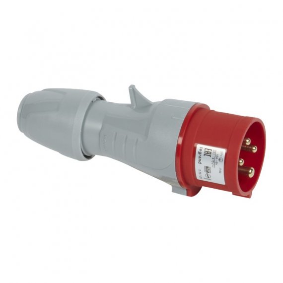 Фотография товара 'Legrand Вилка мобильная - 16А - 3К+З - 380 В - IP 44 090104'