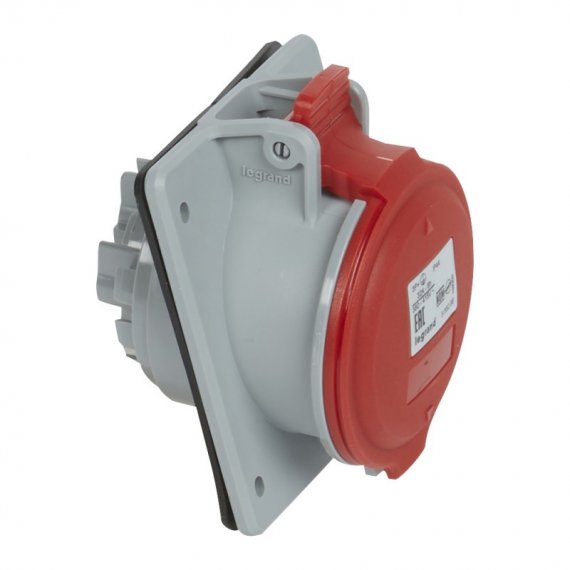 Фотография товара 'Legrand Розетка встраиваемая - 32А - 3К+З - 380 В - IP 44 090165'