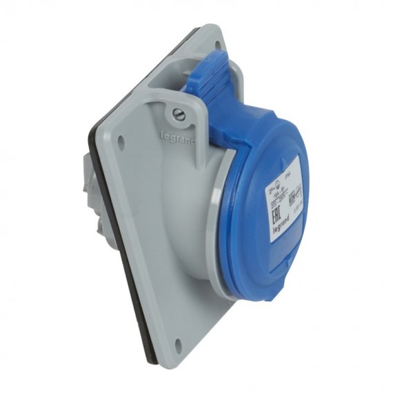 Фотография товара 'Legrand Розетка встраиваемая - 16А - 2К+З - 230 В - IP 44 090168'
