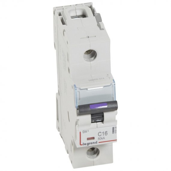 Фотография товара 'Legrand DX3 Автоматический выключатель 50кА 16А 1п C 410135'