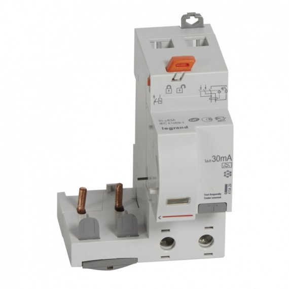 Фотография товара 'Legrand Дифференциальный блок DX тип A - 2 модуля - 230 В 410429'