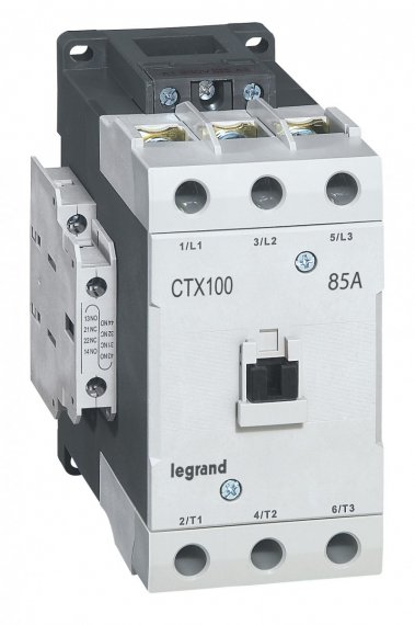 Фотография товара 'Legrand Контактор CTX3 100 3P 85A (AC-3) 2но2нз =48В 416203'