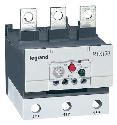 Фотография товара 'Legrand RTX 150 Тепловое реле с дифференциальной защитой 95-130A для контакторов CTX 416774'