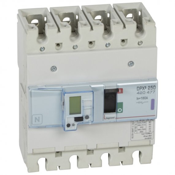 Фотография товара 'Legrand Автоматический выключатель DPX 250 50 кА - 400 В~ - 4П - 160 А 420477'