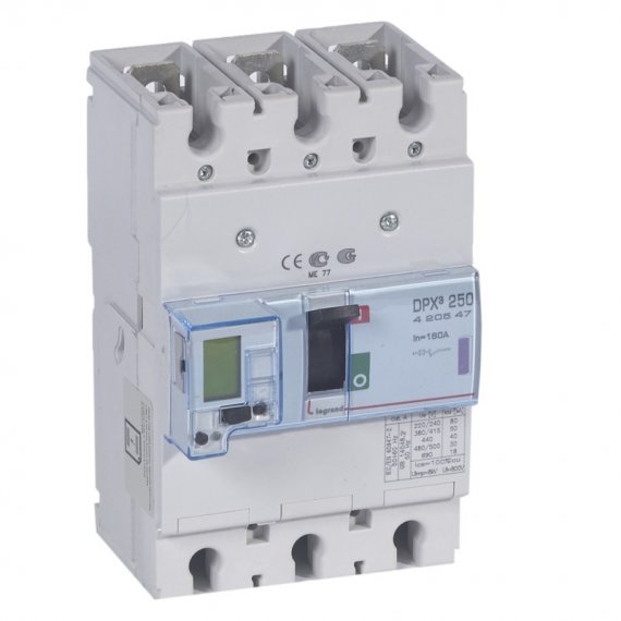 Фотография товара 'Legrand Автоматический выключатель DPX с электронным расцепителем Sg 160A 70kA 3P 420547'