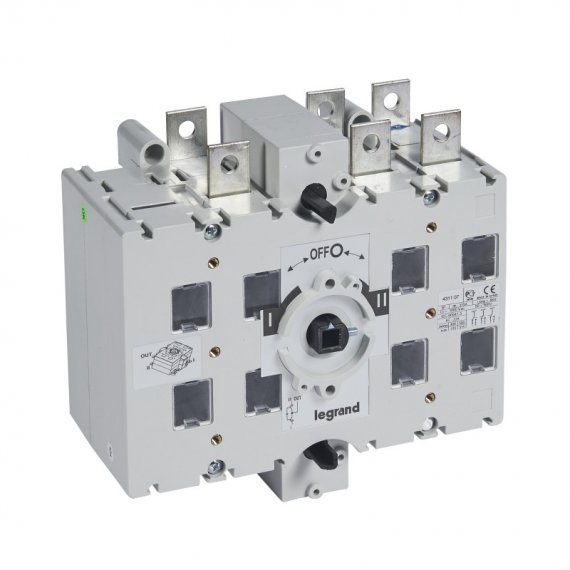 Фотография товара 'Legrand Перекидной выключатель-разъединитель DCX-M - 315 А - типоразмер 3 - 3П 431107'