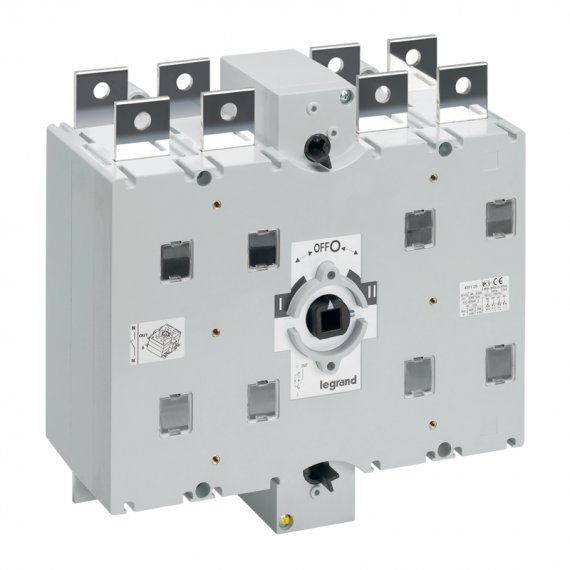 Фотография товара 'Legrand Перекидной выключатель-разъединитель DCX-M - 630 А - типоразмер 4 - 3П+Н 431129'