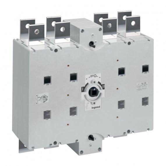 Фотография товара 'Legrand Перекидной выключатель-разъединитель DCX-M - 1250 А - типоразмер 5 - 3П+Н 431132'