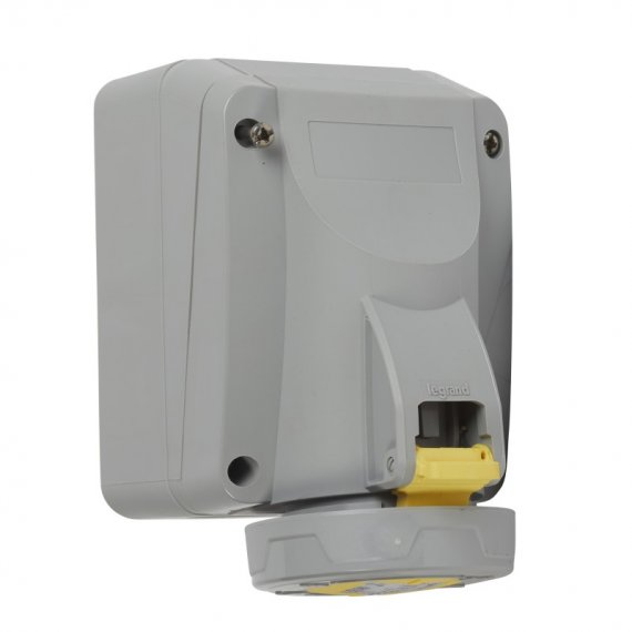 Фотография товара 'Legrand Розетка накладная - 16 А - 2К+З - 130 В - IP 67 555351'