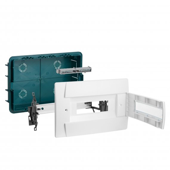 Фотография товара 'Legrand Распределительный щиток скрытого монтажа Practibox - с шинами PE + N 601117'