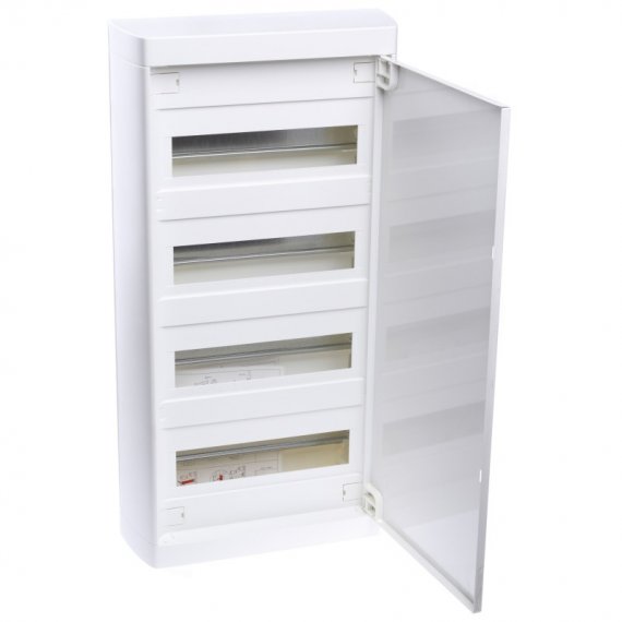 Фотография товара 'Legrand Накладной распределительный щит Nedbox - 4 рейки х 12 (+1) модулей 601259'