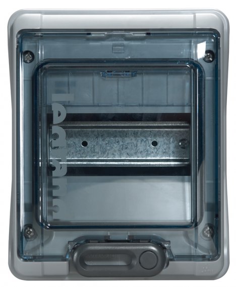 Фотография товара 'Legrand Щиток Plexo 3 - IP 65 - IK 09 - 1 ряд - 32 А - 6 модулей 601976'