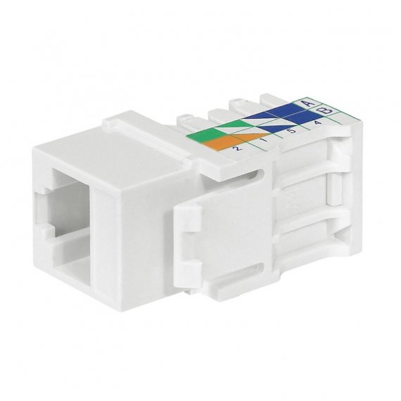Фотография товара 'Legrand Коннектор RJ 45 Keystone - категория 5e - UTP - Quteo IP 20 632703'