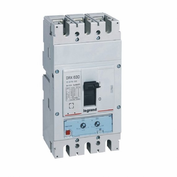 Фотография товара 'Legrand DRX630 термомагнитный 320A 3П 50кА настраиваемый 667658'