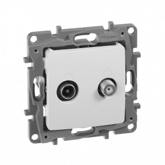 Фотография товара 'Legrand Розетка TV/SAT двухкабельная - ETIKA 672257'