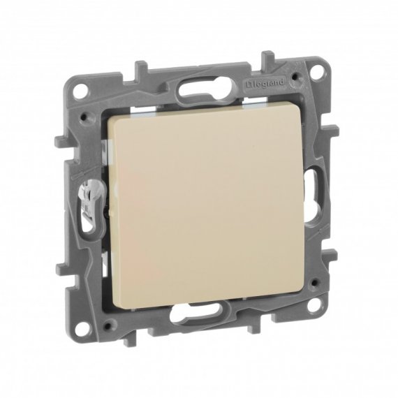 Фотография товара 'Legrand Переключатель промежуточный - винтовые клеммы - Etika - 10 AX - 250 В 672309'