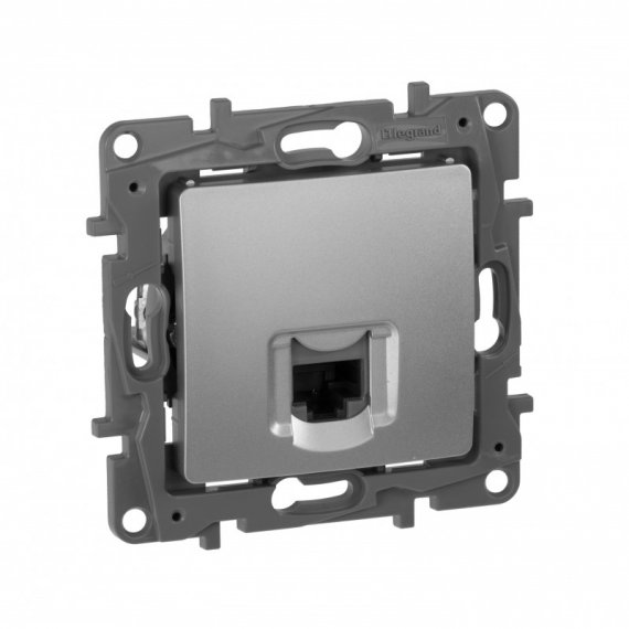 Фотография товара 'Legrand Информационная розетка RJ 45 - категория 5e - Etika 672441'