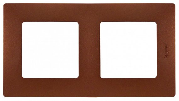 Фотография товара 'Legrand Рамка - 2 поста - Etika 672572'