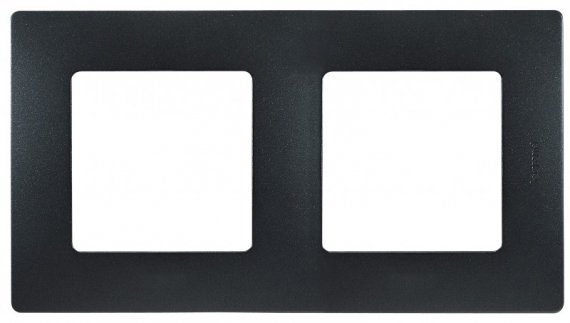 Фотография товара 'Legrand Рамка - 2 поста - Etika 672582'