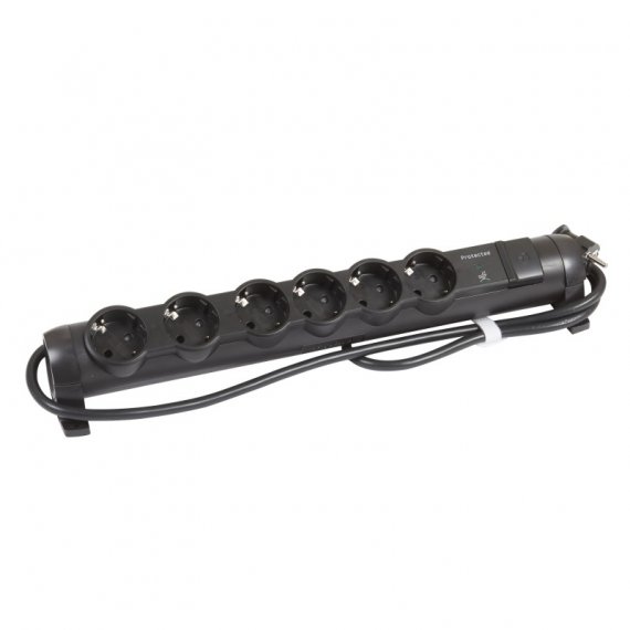 Фотография товара 'Legrand Многорозеточный блок с защитой от перепадов напряжения 6 x 2К+З 694612'