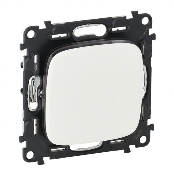 Фотография товара 'Legrand Valena Переключатель с лицевой панелью 752706'