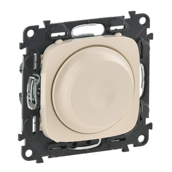 Фотография товара 'Legrand Valena ALLURE Светорегулятор с поворотной ручкой универсальный 752860'