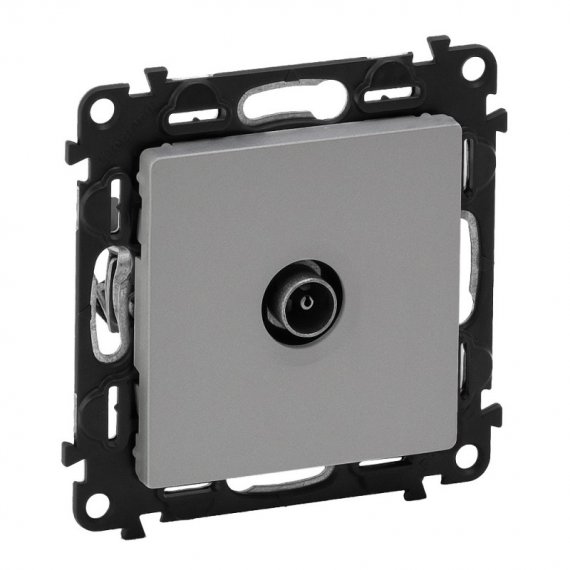 Фотография товара 'Legrand Valena LIFE Розетка ТВ проходная 1,5дБ/14дБ 0-2400 МГц С лицевой панелью 753661'