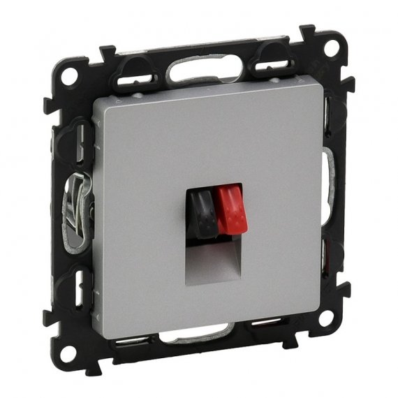 Фотография товара 'Legrand Valena LIFE Аудиорозетка с пружинными зажимами, с лицевой панелью 753672'