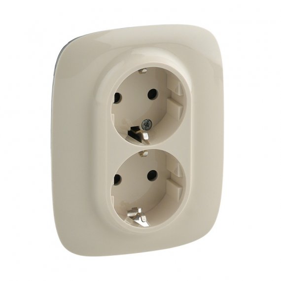 Фотография товара 'Legrand Valena ALLURE Силовая розетка двойная 2х2К+З 16А 250В 753826'