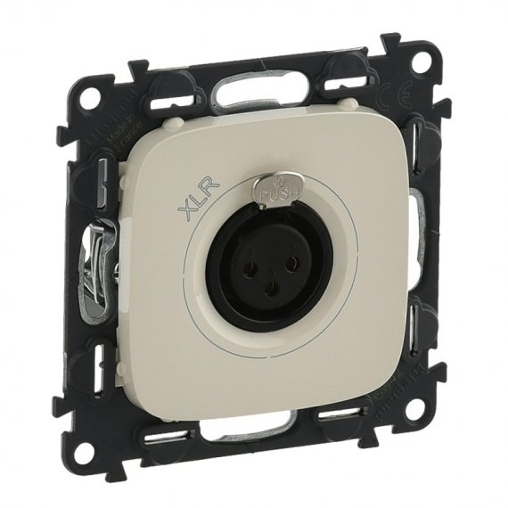Фотография товара 'Legrand Valena ALLURE Аудиорозетка с 3-контактным гнездом XLR 754736'