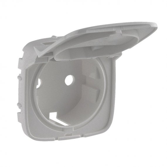 Фотография товара 'Legrand Valena ALLURE Лицевая панель розетки 2К+З с крышкой 754847'